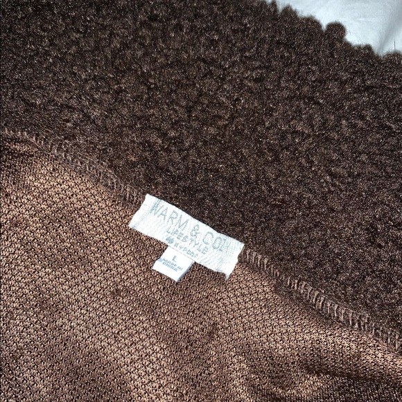 Brown Teddy Coat - Picture 3 of 4